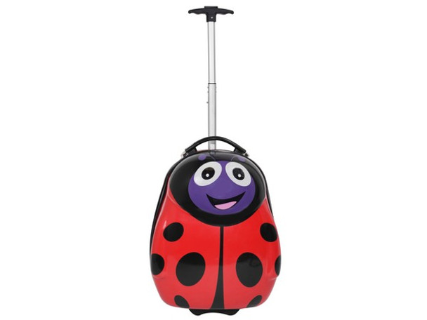 Cartoon Kids Luggage Bag - Ladybird