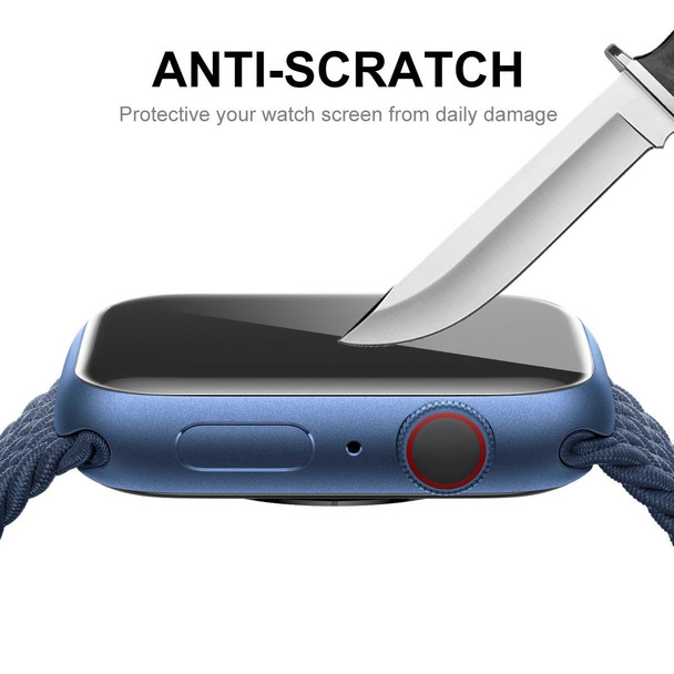 1 PCS ENKAY Hat-Prince 3D Full Coverage Soft PC Edge + PMMA HD Screen Protector Film - Apple Watch Series 7 45mm