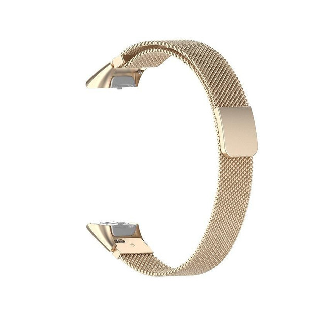 Samsung Galaxy Fit SM-R370 Milanese Watch Band(Champagne Gold)