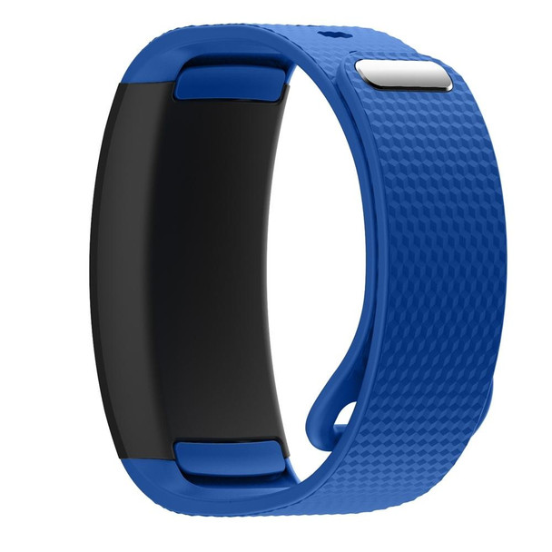Samsung Gear Fit2 Pro Silicone Watch Band, Size:S(Blue)