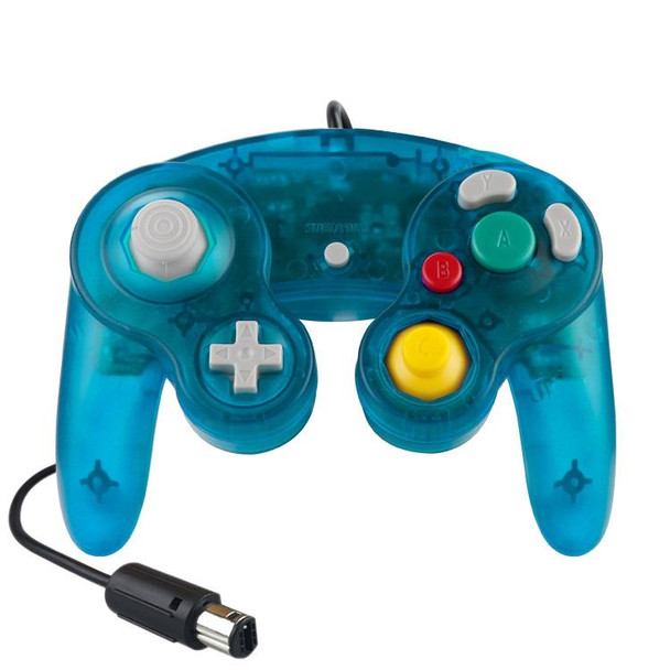 5 PCS Single Point Vibrating Controller Wired Game Controller - Nintendo NGC(Ink Green)