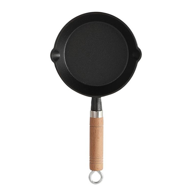 Household Hot Oil Frying Pan Cast Iron Skillet, Specification: Small