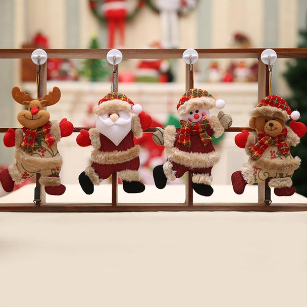 Christmas Ornaments Gift Santa Claus Snowman Dancing Pendant Tree Toy Doll Hang Decorations(Deer)