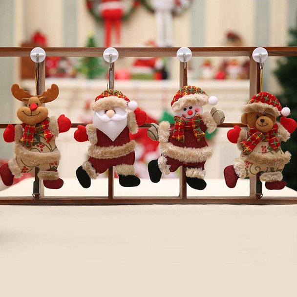 Christmas Ornaments Gift Santa Claus Snowman Dancing Pendant Tree Toy Doll Hang Decorations(Snowman)