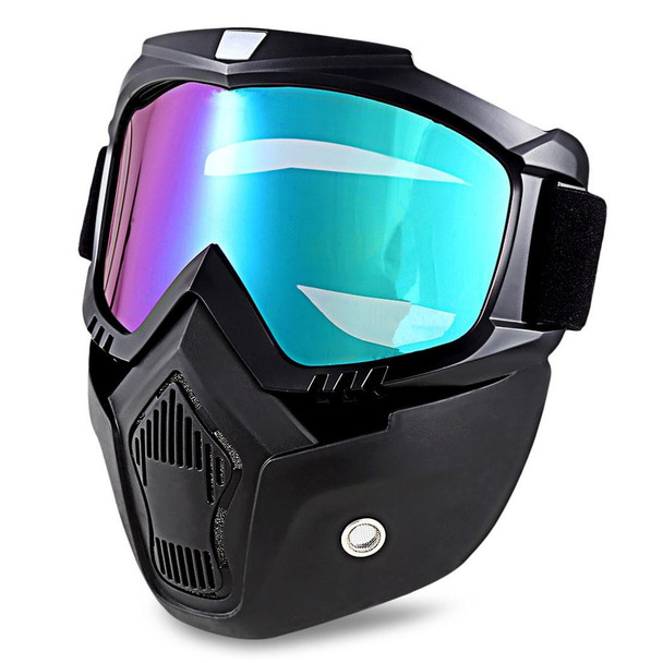 Motorcycle Off-road Helmet Mask Detachable Windproof Goggles Glasses(Colour)