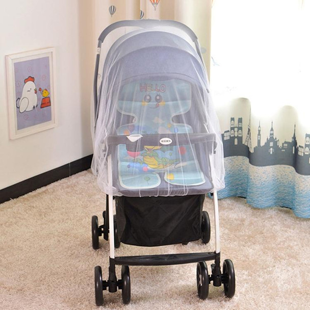 3 PCS 150cm Baby Pushchair Mosquito Insect Shield Net Safe Infants Protection Mesh Stroller Accessories Mosquito Net(White)