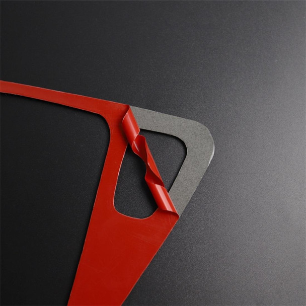 Three Color Carbon Fiber Car Right Driving Gear Panel Decorative Sticker for BMW E90 / E92 2005-2012