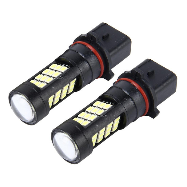 2 PCS P13W 10W 650 LM 6000K Car Fog Lights with 42 SMD-2835 LED Lamps, DC 12V (White Light)