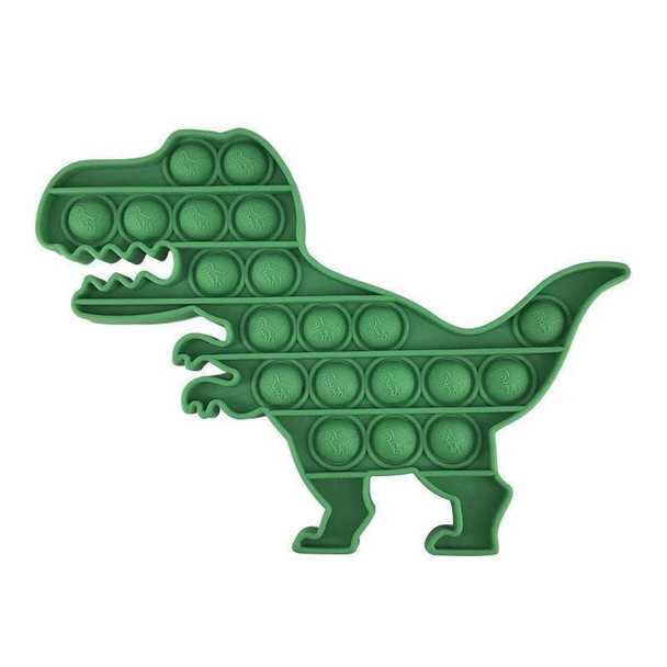 2 PCS Children Mathematical Logic Educational Toys Silicone Pressing Parent-Child Interactive Board Game, Style: Dinosaur