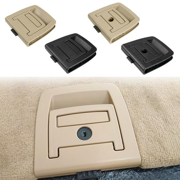 Car Rear Trunk Mat Carpet Handle with Hole 51479120283 for BMW X5 / X6 2006-2013, Left Driving (Beige)