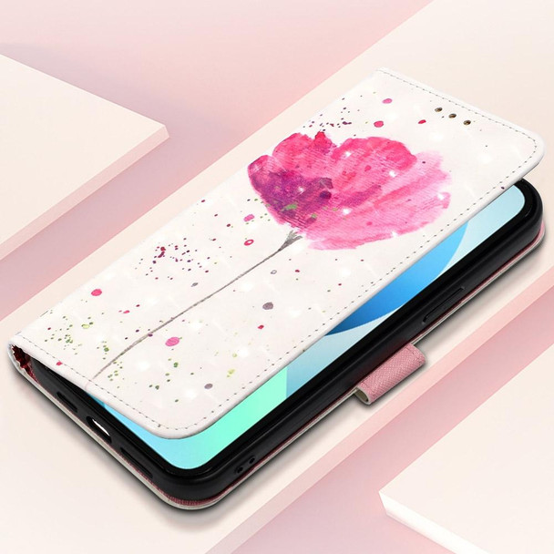 3D Painting Horizontal Flip Leatherette Phone Case - iPhone 14 Max(A Flower)