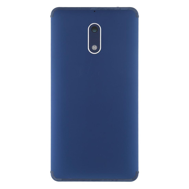 Battery Back Cover with Camera Lens & Side Keys for Nokia 6 TA-1000 TA-1003 TA-1021 TA-1025 TA-1033 TA-1039(Blue)