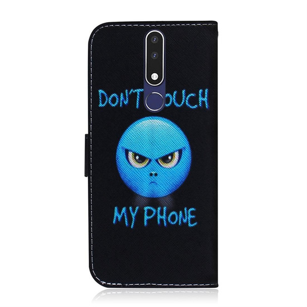 Anger Pattern Coloured Drawing Horizontal Flip Leatherette Case for Nokia 3.1 Plus, with Holder & Card Slots & Wallet