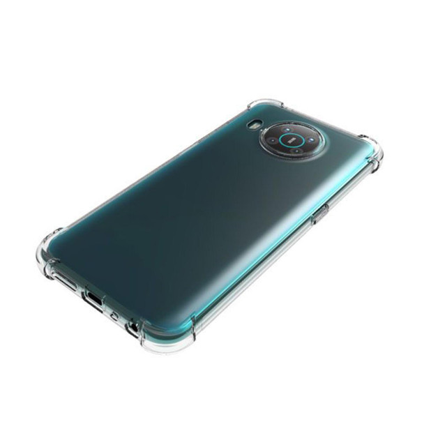 Nokia X10 Shockproof Non-slip Thickening TPU Phone Case(Transparent)