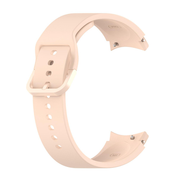 Samung Galaxy Watch4 40mm / 44mm Silicone Flat Buckle Watch Band(Light Pink)