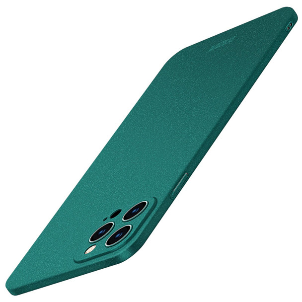 iPhone 14 Pro Max MOFI Fandun Series Frosted PC Ultra-thin Phone Case(Green)