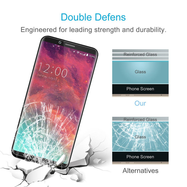 50 PCS 0.26mm 9H 2.5D Tempered Glass Film - Umidigi S2