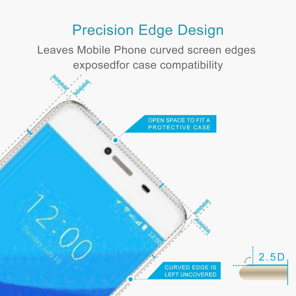 50 PCS 0.26mm 9H 2.5D Tempered Glass Film - Umidigi C NOT