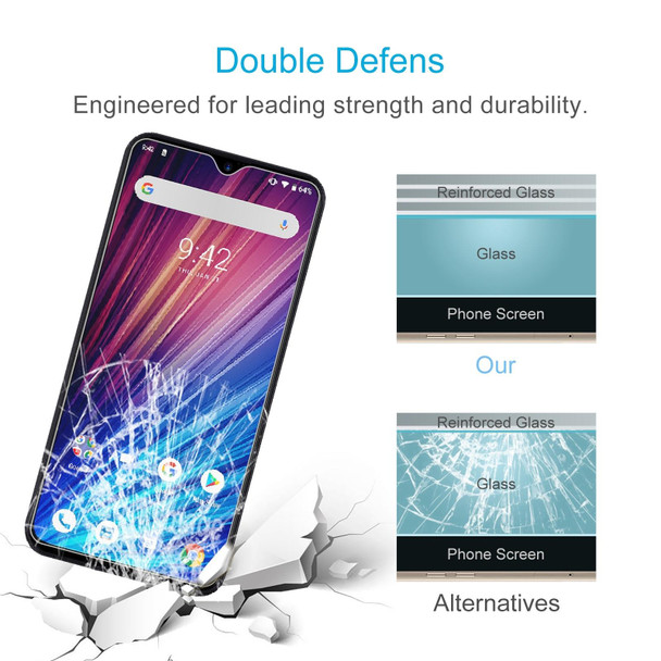 10 PCS 0.26mm 9H 2.5D Tempered Glass Film - Umidigi F1 Play