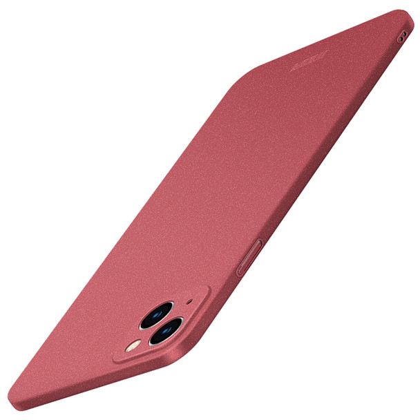 iPhone 14 MOFI Fandun Series Frosted PC Ultra-thin Phone Case(Red)