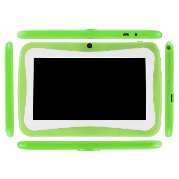 Kids Education Tablet PC, 7.0 inch, 1GB+8GB, Android 4.4.2 Allwinner A33 Quad Core 1.3GHz, WiFi, TF Card up to 32GB, Dual Camera(Green)