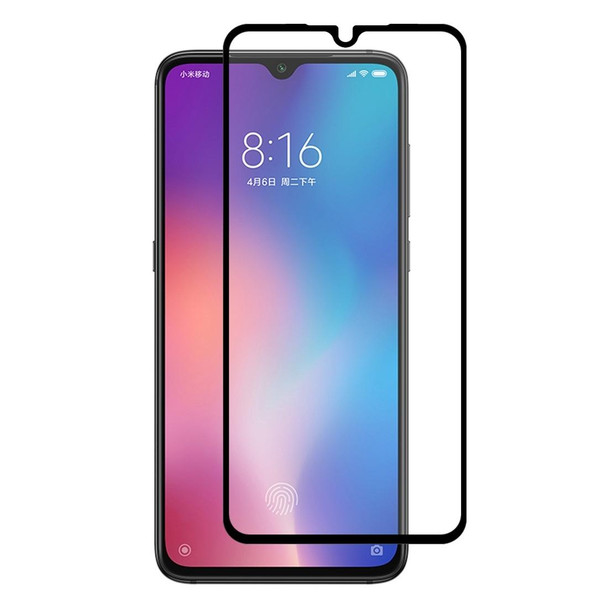 ENKAY Hat-prince Full Glue 0.26mm 9H 2.5D Tempered Glass Film for Xiaomi Mi 9 SE (Black)