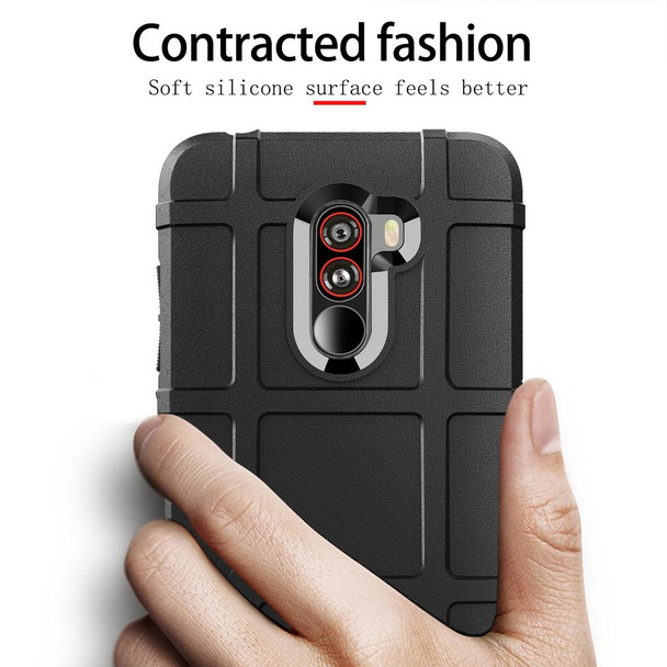 Full Coverage Shockproof TPU Case for Xiaomi Pocophone F1 (Black)