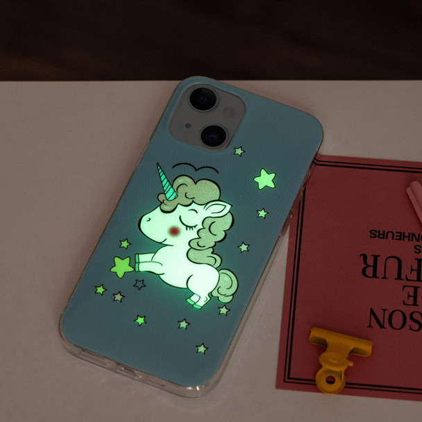 Luminous TPU Soft Protective Case - iPhone 13 mini(Star Unicorn)