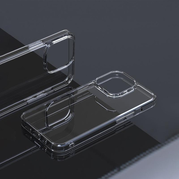 Transparent Tempered Glass TPU Phone Case - iPhone 14(Green)