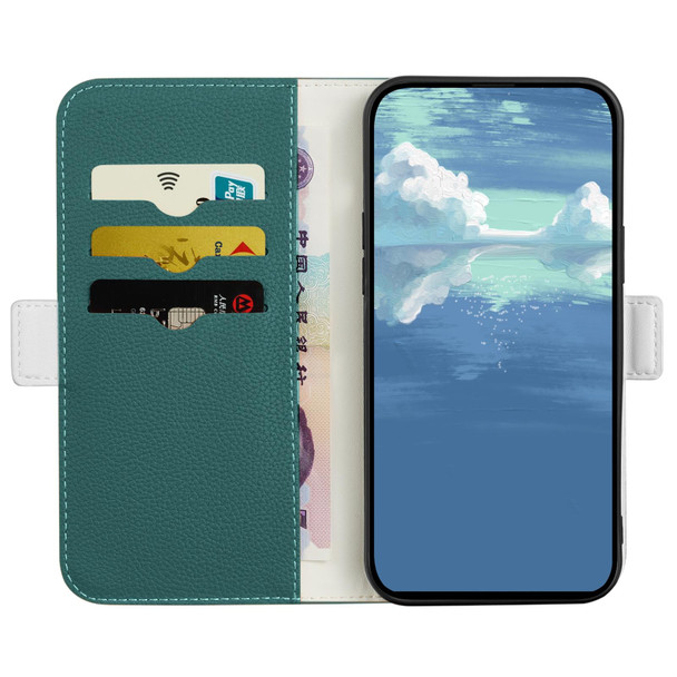 Xiaomi Redmi Note 11 Pro 5G China Candy Color Litchi Texture Leather Phone Case(Dark Green)