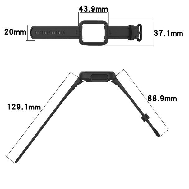 Xiaomi Mi Watch Lite Silicone Solid Color Watch Band(Ivory)