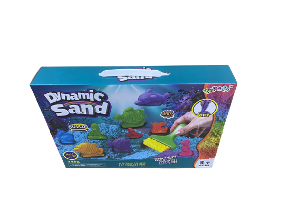 Dynamic Kids Play Sand