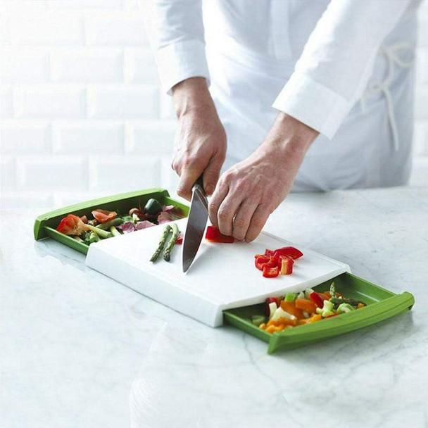 Chop 'N Clear Cutting Board & Zepter 6-Piece Knife Set Combo