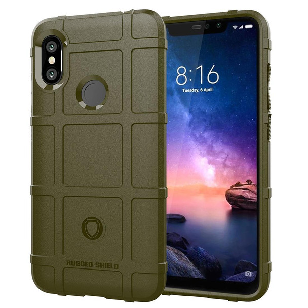 Full Coverage Shockproof TPU Case for Xiaomi Redmi Note 6(Green)