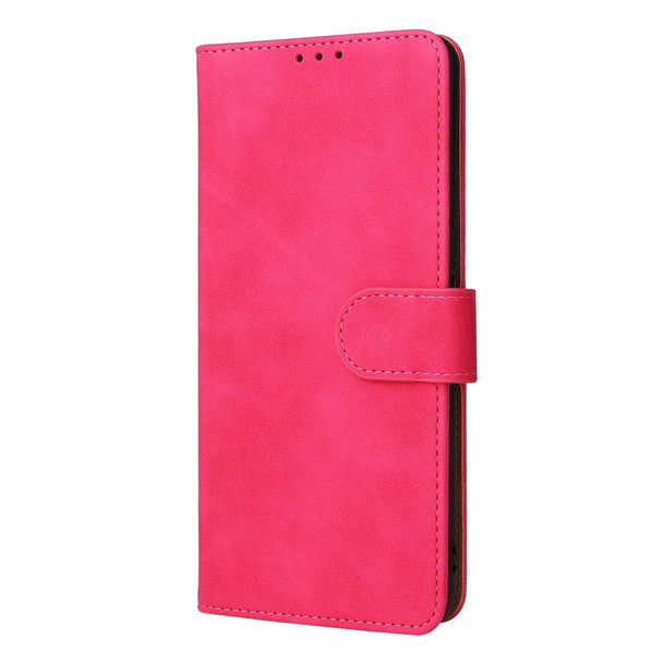 vivo Y76 5G/Y76S 5G/Y74S Skin Feel Magnetic Flip Leather Phone Case(Rose Gold)