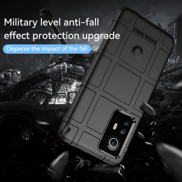 Xiaomi 12 Full Coverage Shockproof TPU Phone Case(Black)