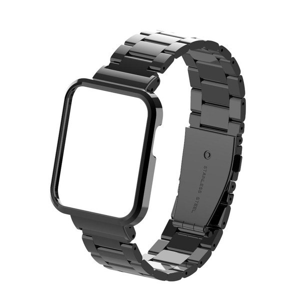 Xiaomi Mi Watch Lite / Redmi Watch Three-Bead Metal Watchband(Black)