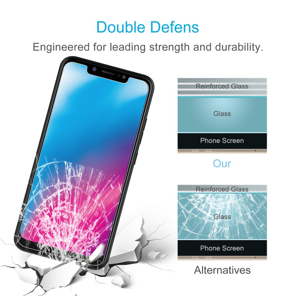 10 PCS 0.26mm 9H 2.5D Tempered Glass Film - Tecno Camon 11