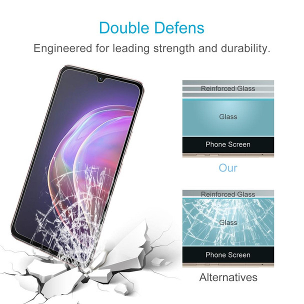 vivo V21 / V21 5G 50 PCS 0.26mm 9H 2.5D Tempered Glass Film