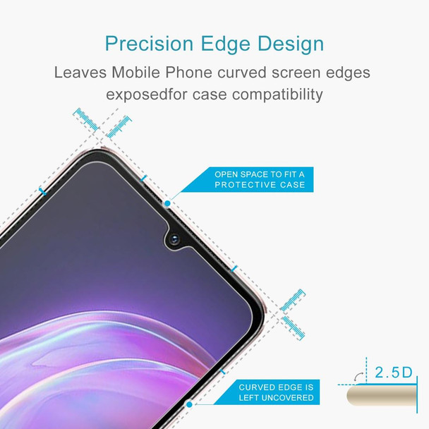 vivo V21 / V21 5G 10 PCS 0.26mm 9H 2.5D Tempered Glass Film