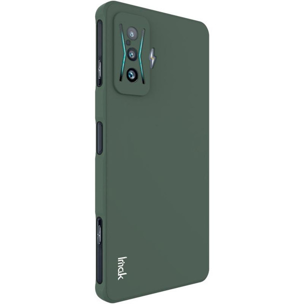 Xiaomi Redmi K50 Gaming 5G IMAK UC-4 Series Straight Edge TPU Soft Phone Case(Dark Green)