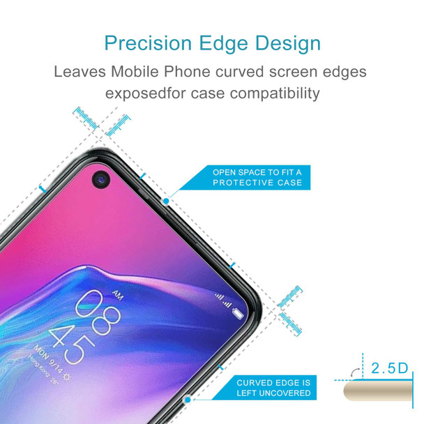 10 PCS 0.26mm 9H 2.5D Tempered Glass Film - Tecno Camon 16 S