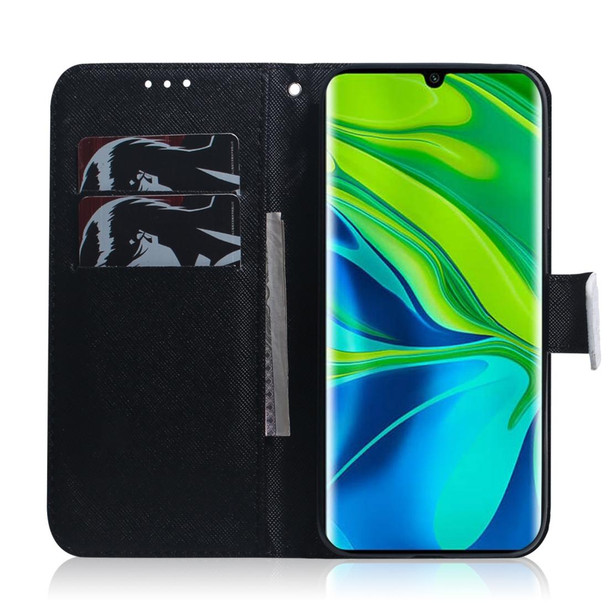 Xiaomi Note 10 3D Colored Drawing Horizontal Flip Leather Case with Holder & Card Slot & Wallet(Anger)