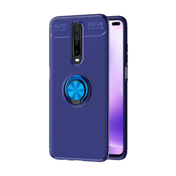 Xiaomi Redmi K30 Lenuo Shockproof TPU Case with Invisible Holder(Blue)