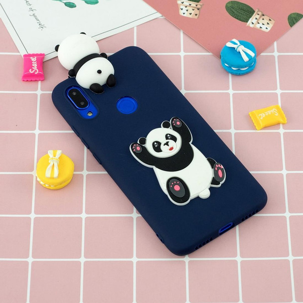 Xiaomi Redmi Note 7 3D Cartoon Pattern Shockproof TPU Protective Case(Panda)