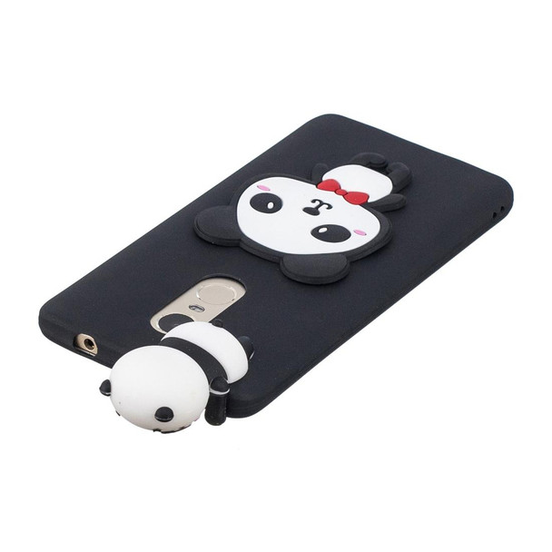 Xiaomi Redmi Note 4 & 4X 3D Cartoon Pattern Shockproof TPU Protective Case(Red Bow Panda)