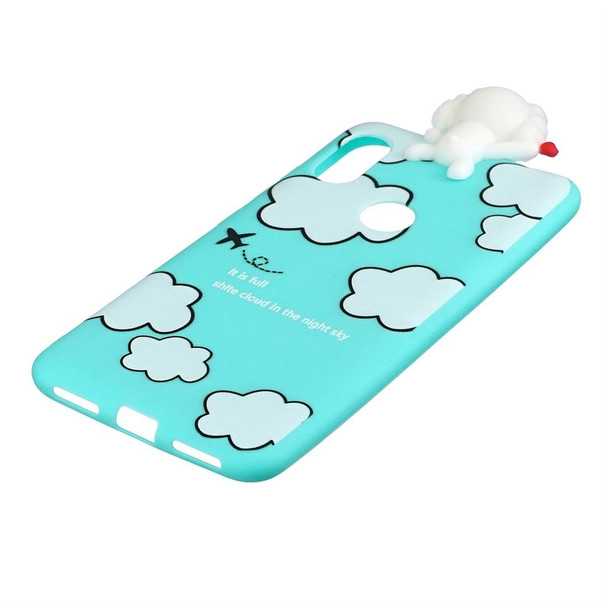 Xiaomi Redmi Note 6 Shockproof Cartoon TPU Protective Case(Clouds)