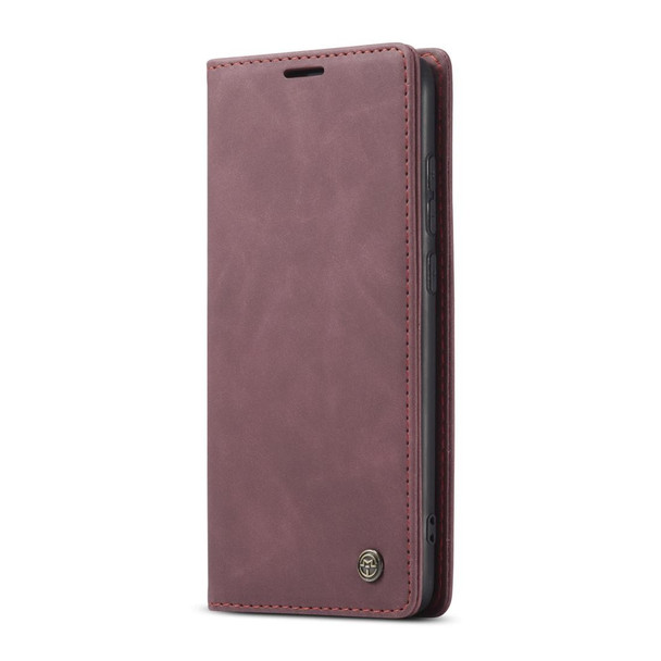 Xiaomi Redmi Note 8 Pro CaseMe-013 Multifunctional Horizontal Flip Leather Case with Card Slot & Holder & Wallet(Wine Red)