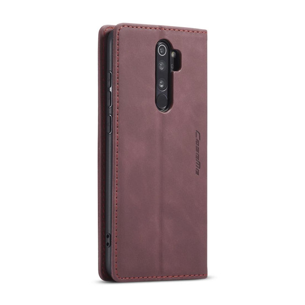 Xiaomi Redmi Note 8 Pro CaseMe-013 Multifunctional Horizontal Flip Leather Case with Card Slot & Holder & Wallet(Wine Red)