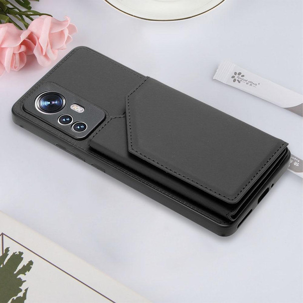 Xiao12 Pro Skin Feel PU + TPU + PC Phone Case(Black)